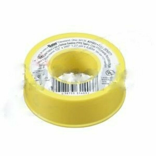 American Imaginations 0.5 in. x 260 in. Yellow Plastic Seal Tape AI-38840